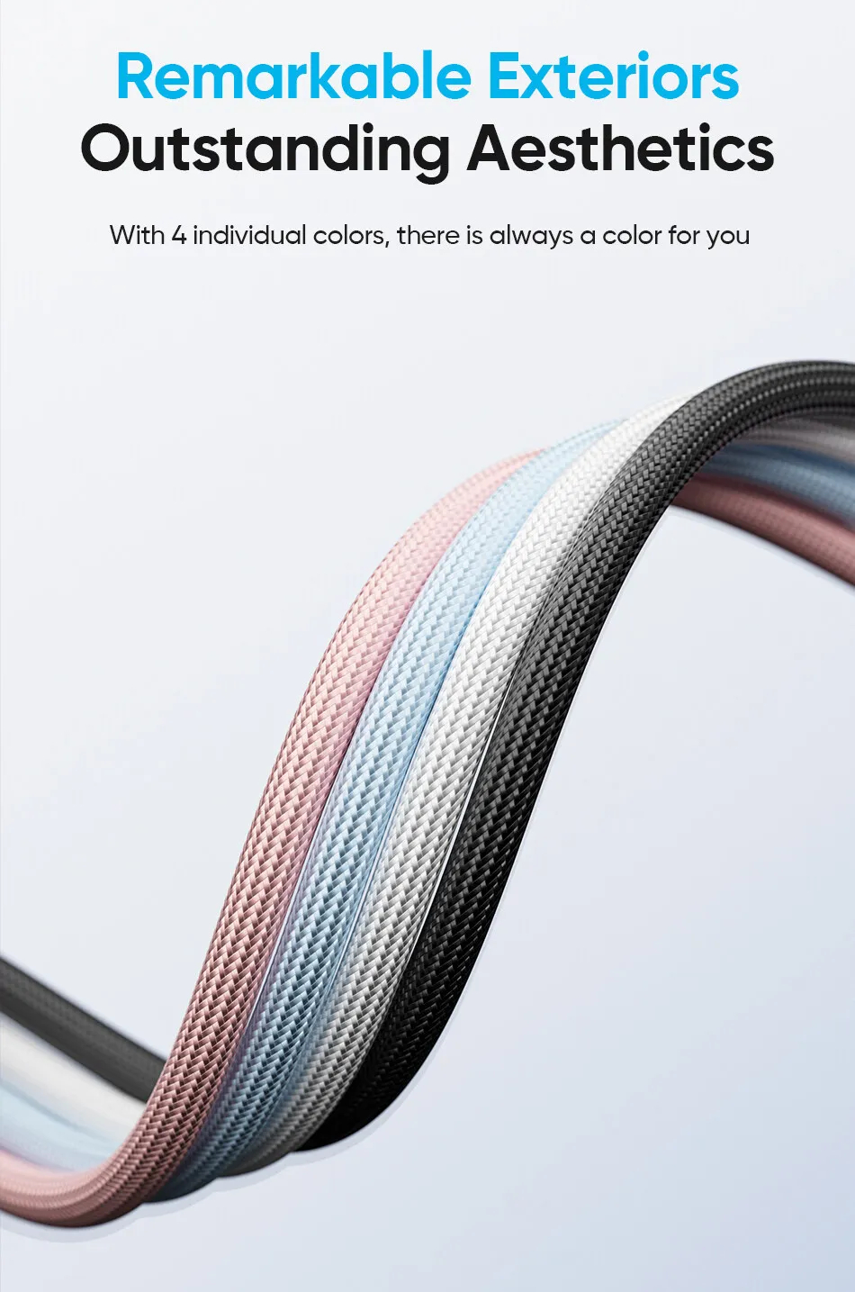 Кабель для смартфона AWEI CL‑180 (Type-C → Lightning + Type-C; 1 метр)
