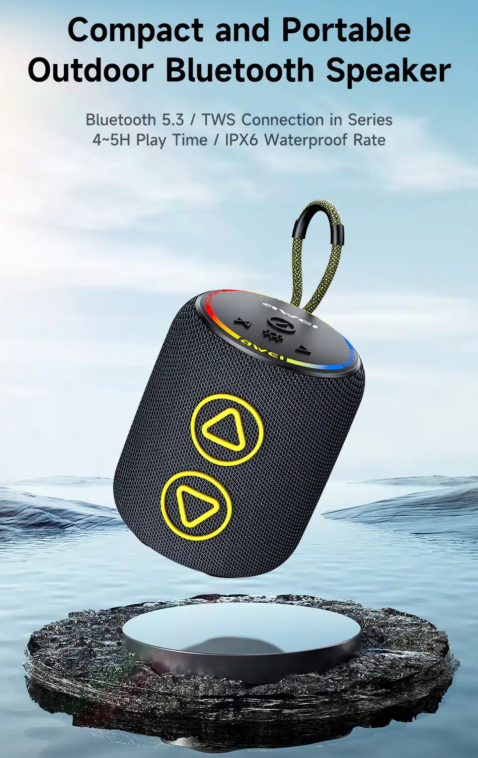 Портативная беспроводная колонка AWEI KA13 8W