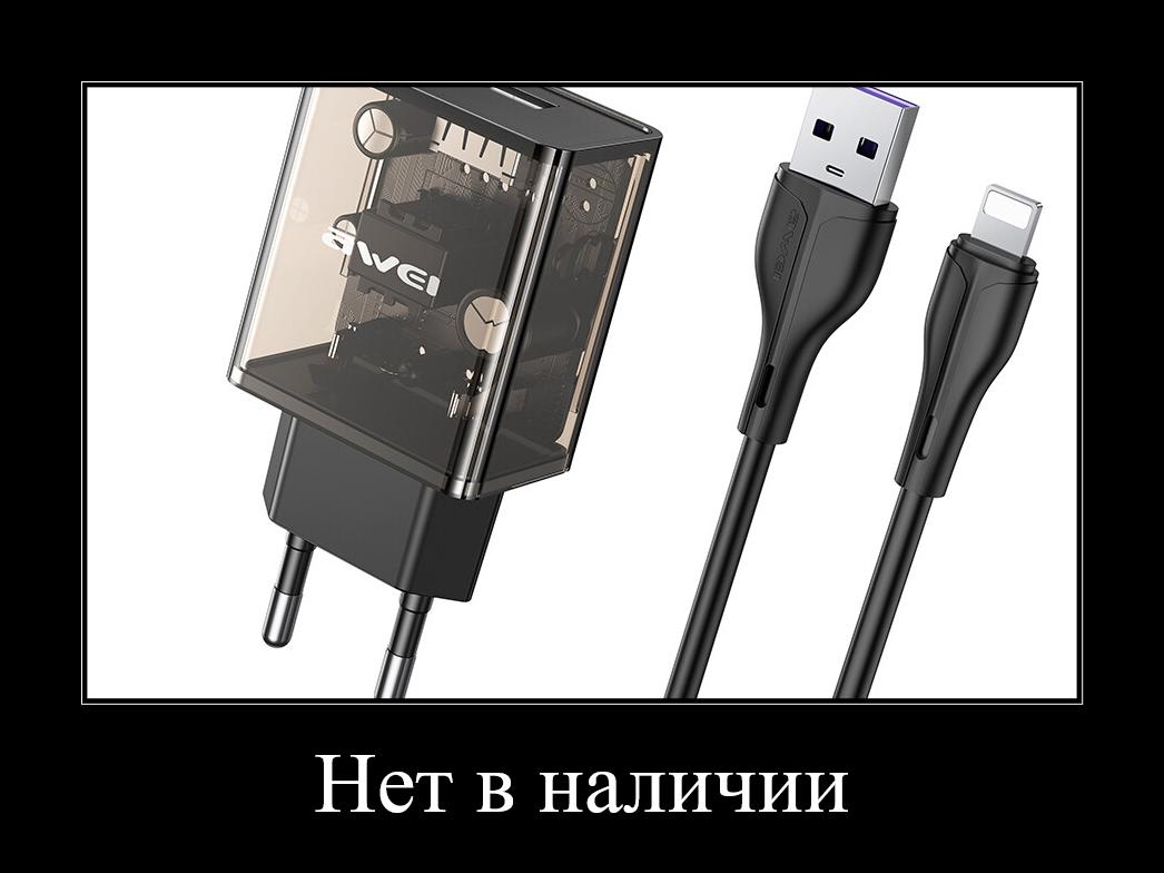 Зарядное устройство для смартфонов, планшетов, наушников AWEI C9L (2,4 А)