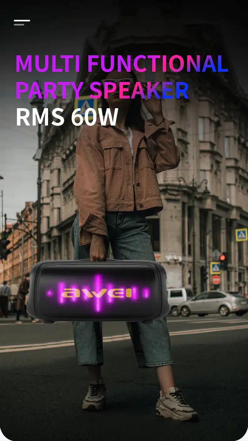 Портативная беспроводная колонка AWEI KA29 60W