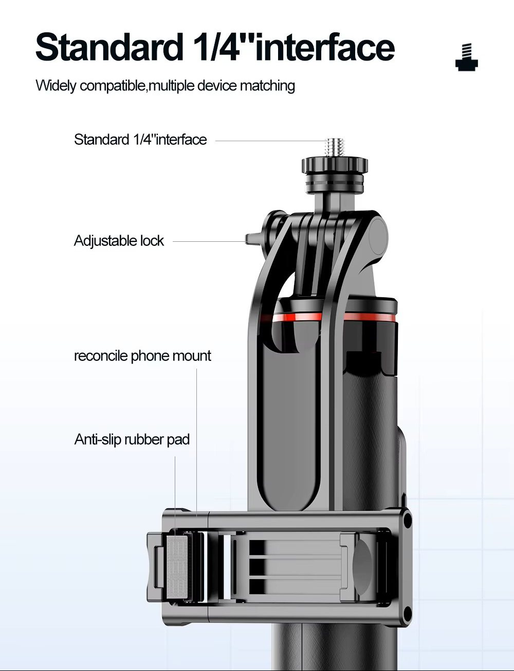 Трипод с пультом ДУ (селфи-палка) C12