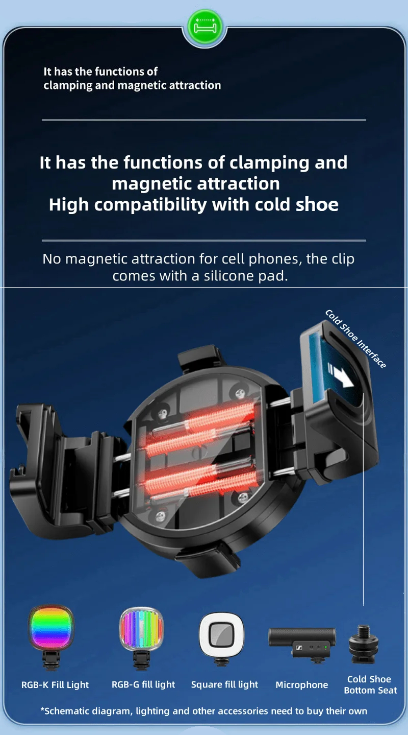 Трипод с пультом ДУ (селфи-палка) P15 mini C-Magesafe