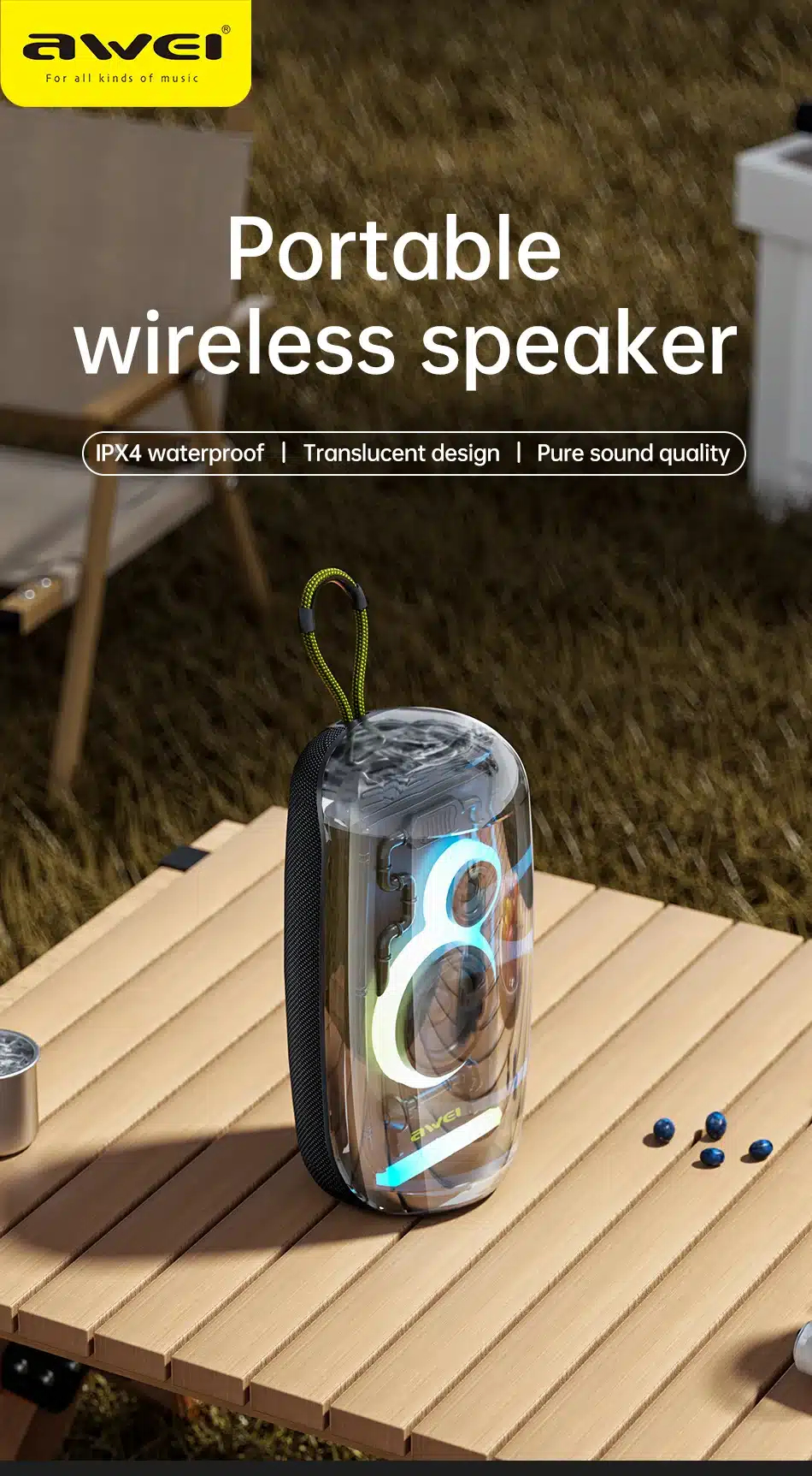 Портативная беспроводная колонка AWEI KA32 20W