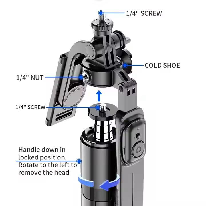 Трипод с пультом ДУ (селфи-палка) C07