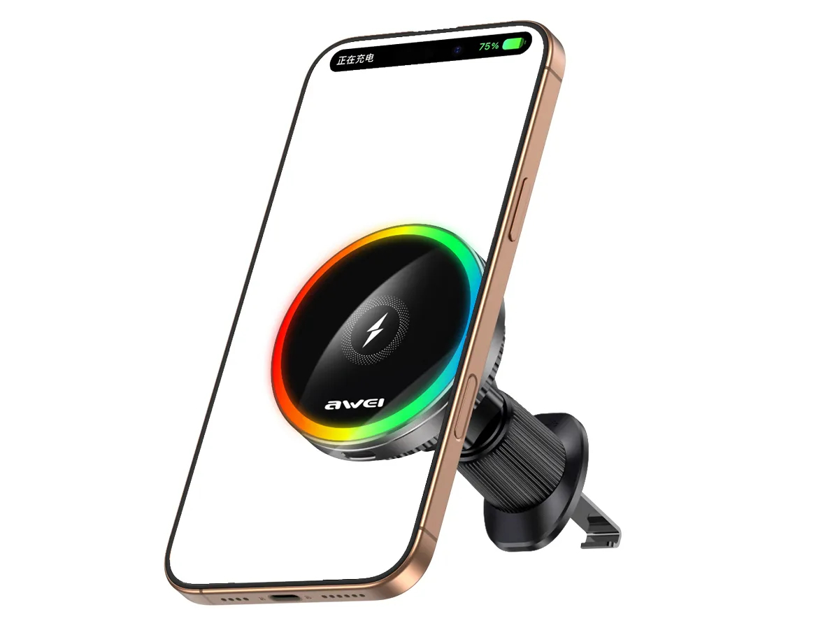 Автомобильный магнитный держатель + зарядное устройство для смартфона AWEI X78