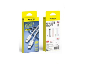Кабель для смартфона AWEI CL‑220T (Type-C → Type-C; 2 метра)