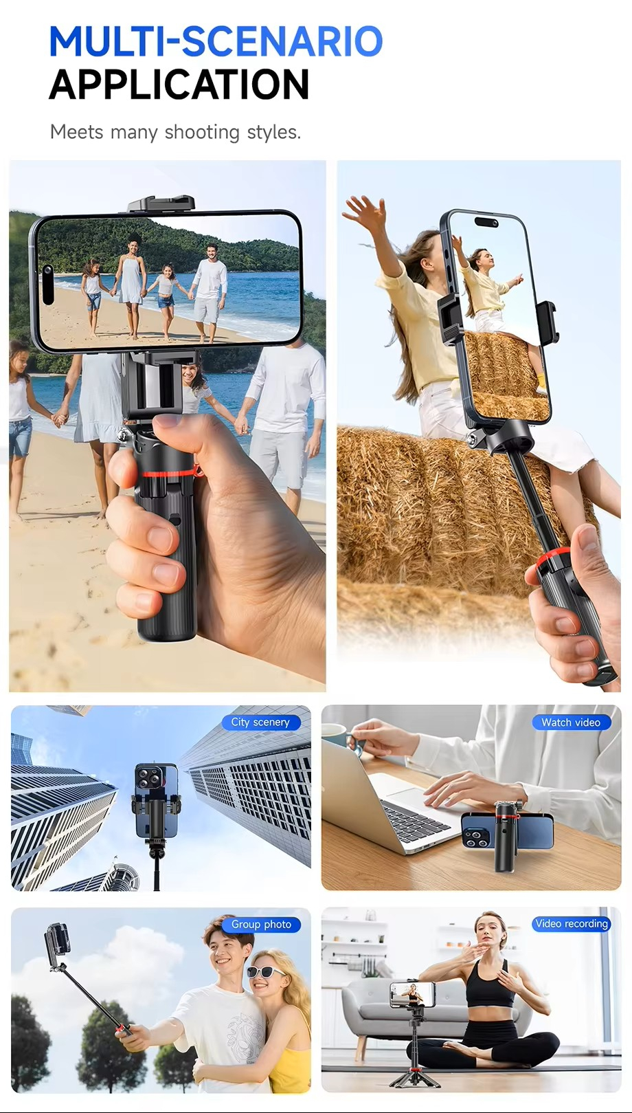 Трипод с пультом ДУ (селфи-палка) F07 mini