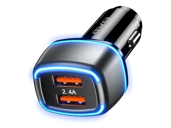 Автомобильное зарядное устройство AWEI C-827 (12W)