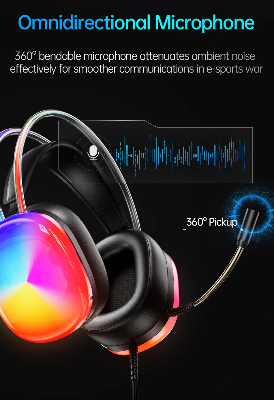Наушники игровые с микрофоном AWEI GM-11PRO