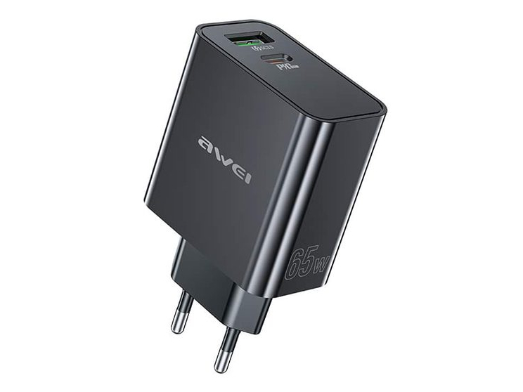 Зарядное устройство для смартфонов, планшетов, наушников AWEI PD58 (65 W)