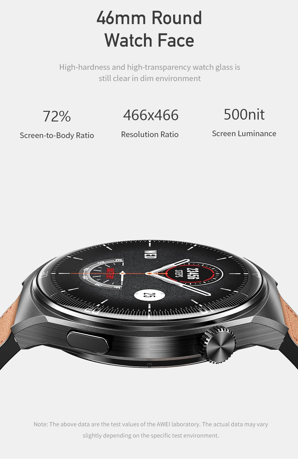 Смарт-часы (Умные часы) AWEI H27 AMOLED 1,43"