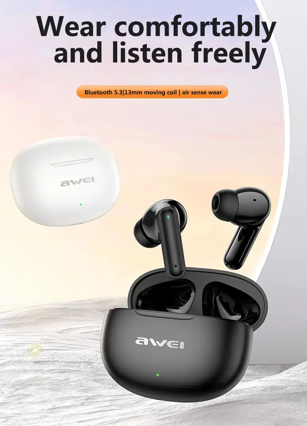 Внутриканальные беспроводные наушники AWEI T71