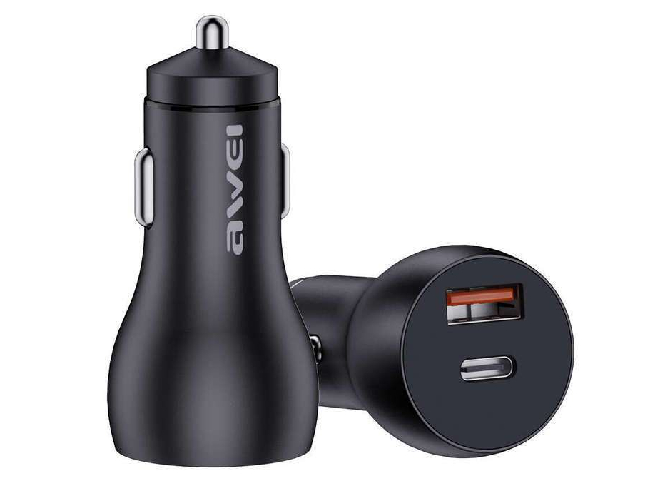 Автомобильное зарядное устройство AWEI C-822 (18W)