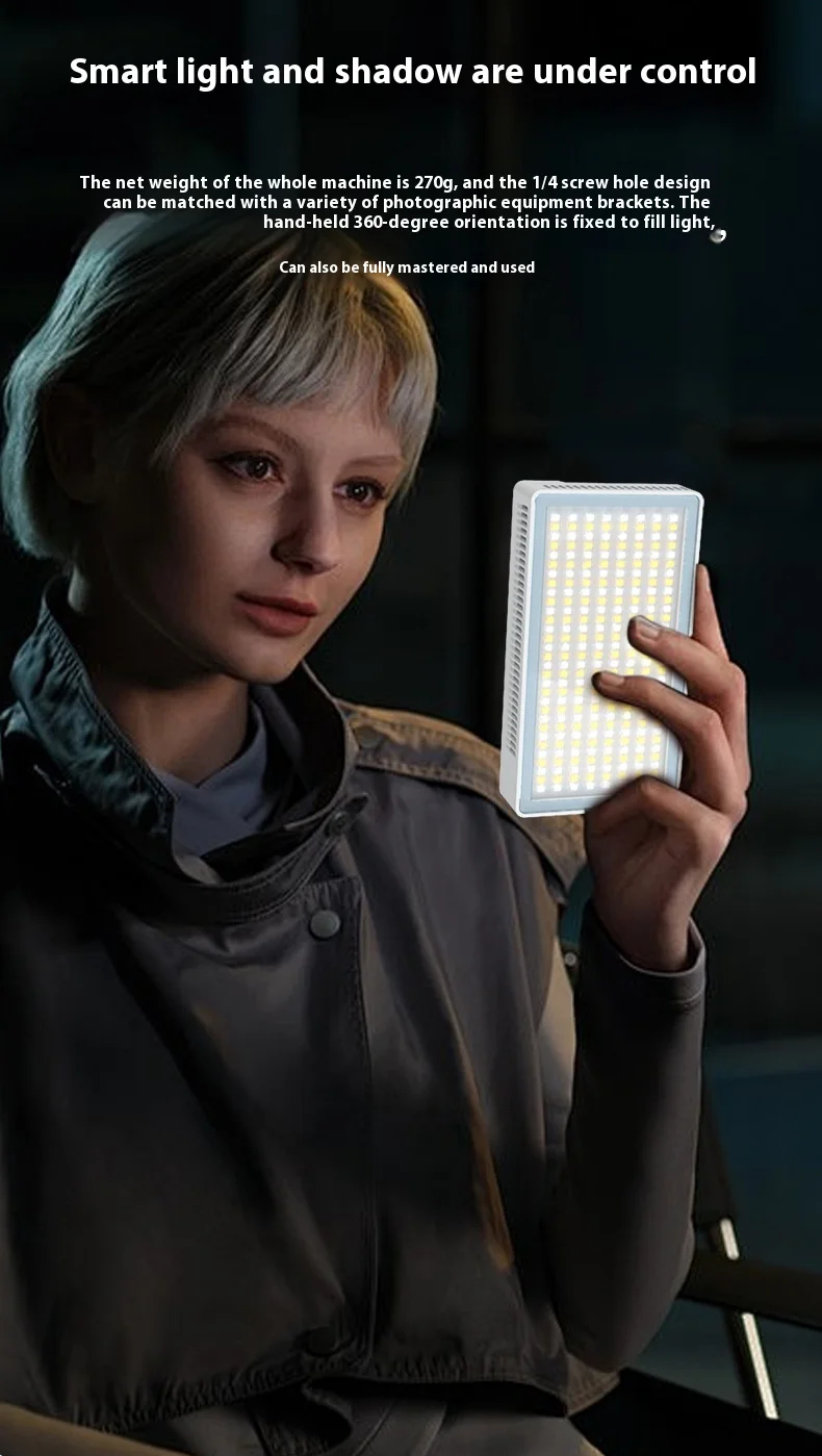 RGB видеосвет (лампа фото и видео) SL-PB40R для фотоаппаратов и смартфонов