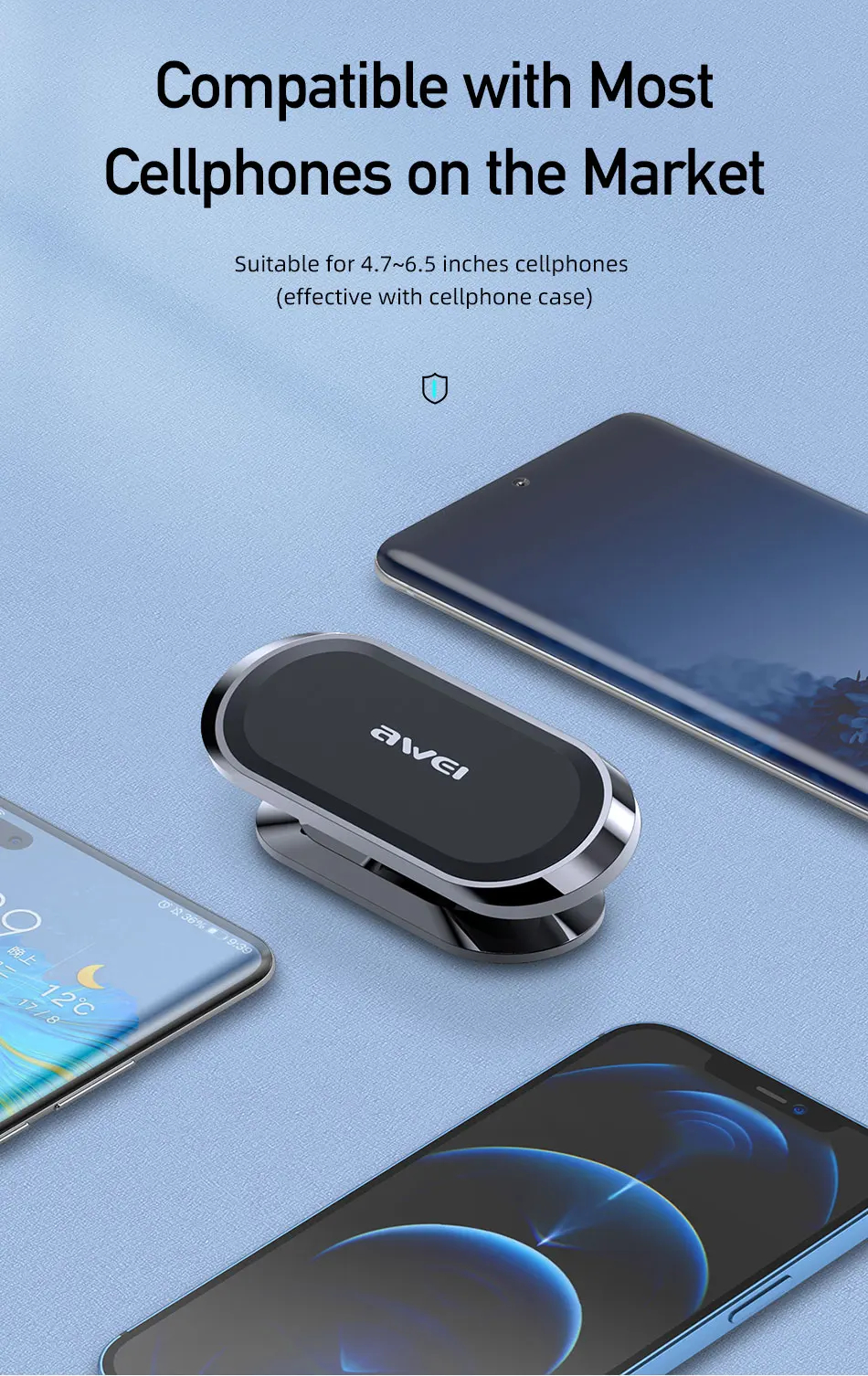 Автомобильный держатель для смартфона AWEI X20