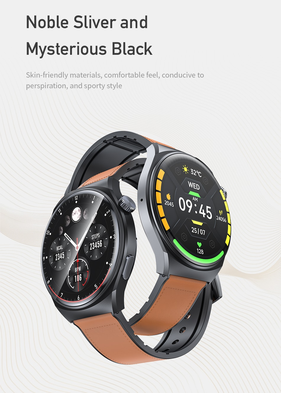 Смарт-часы (Умные часы) AWEI H27 AMOLED 1,43"