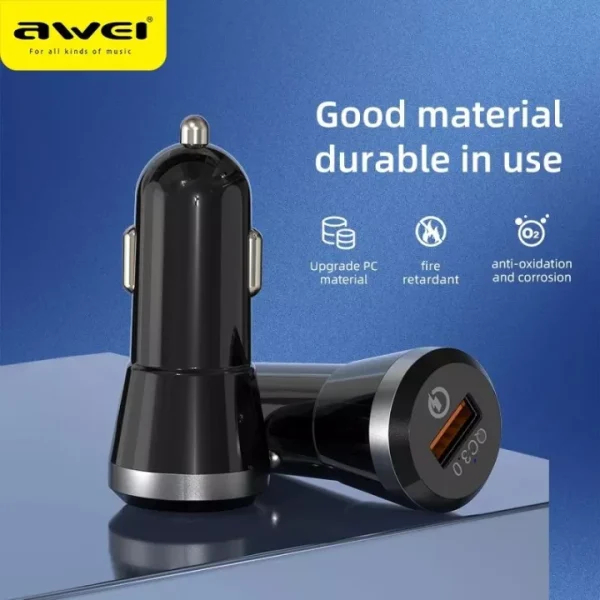 Автомобильное зарядное устройство AWEI C-825 (18W)