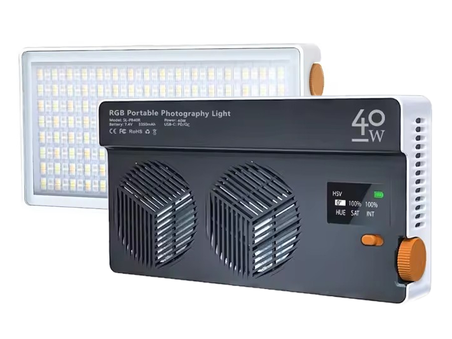 RGB видеосвет (лампа фото и видео) SL-PB40R для фотоаппаратов и смартфонов