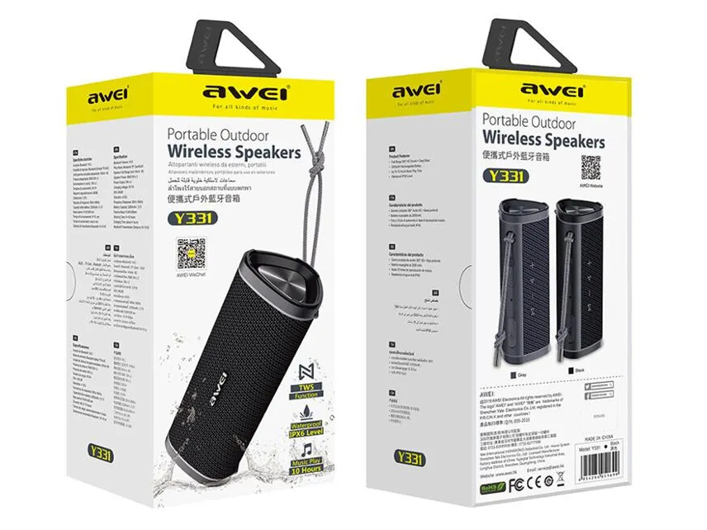 Портативная беспроводная колонка AWEI Y331 10W