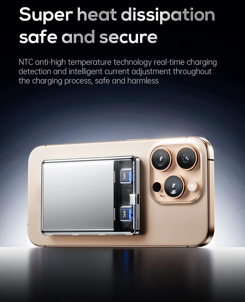 Магнитный беспроводной внешний аккумулятор (Power Bank) AWEI PA-31 10000 мАч