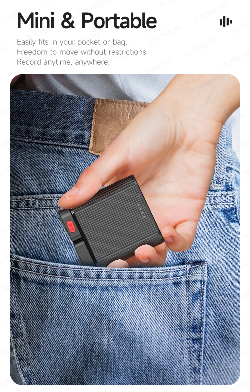 Беспроводной петличный микрофон TOKQI H01