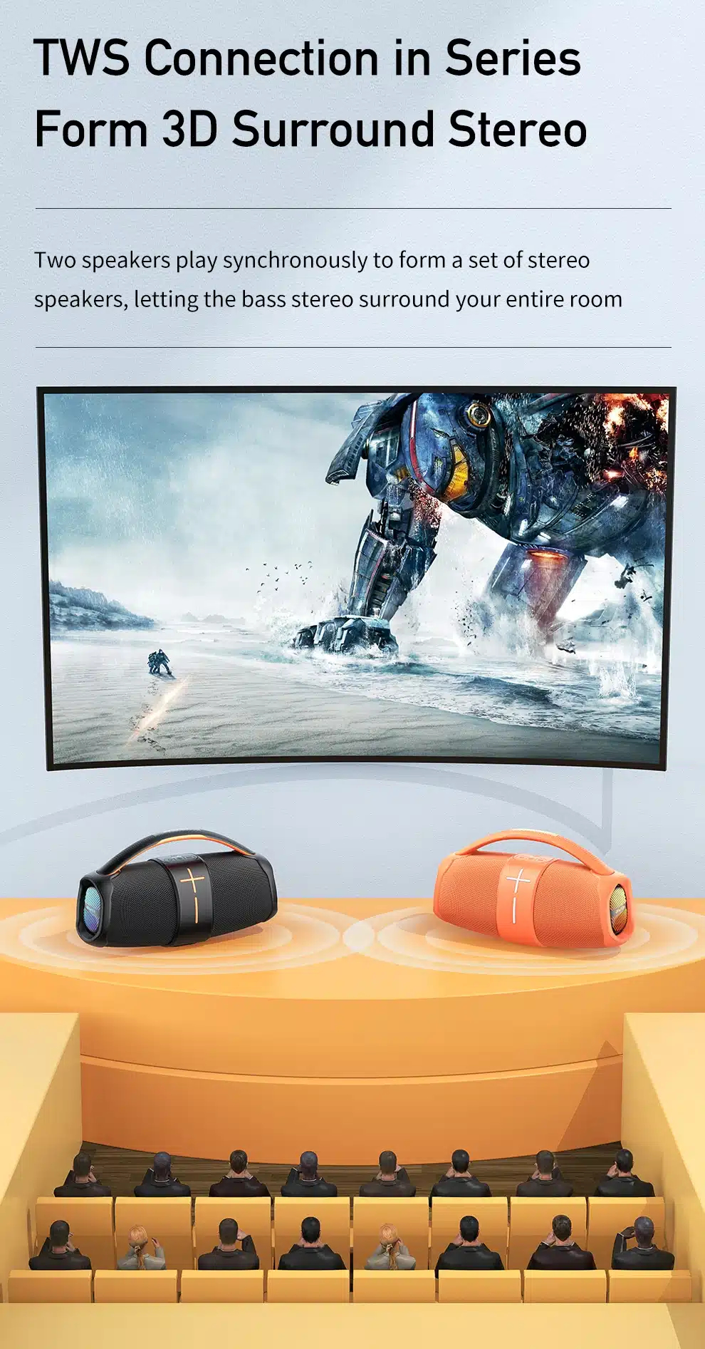 Портативная беспроводная колонка AWEI Y887 20W