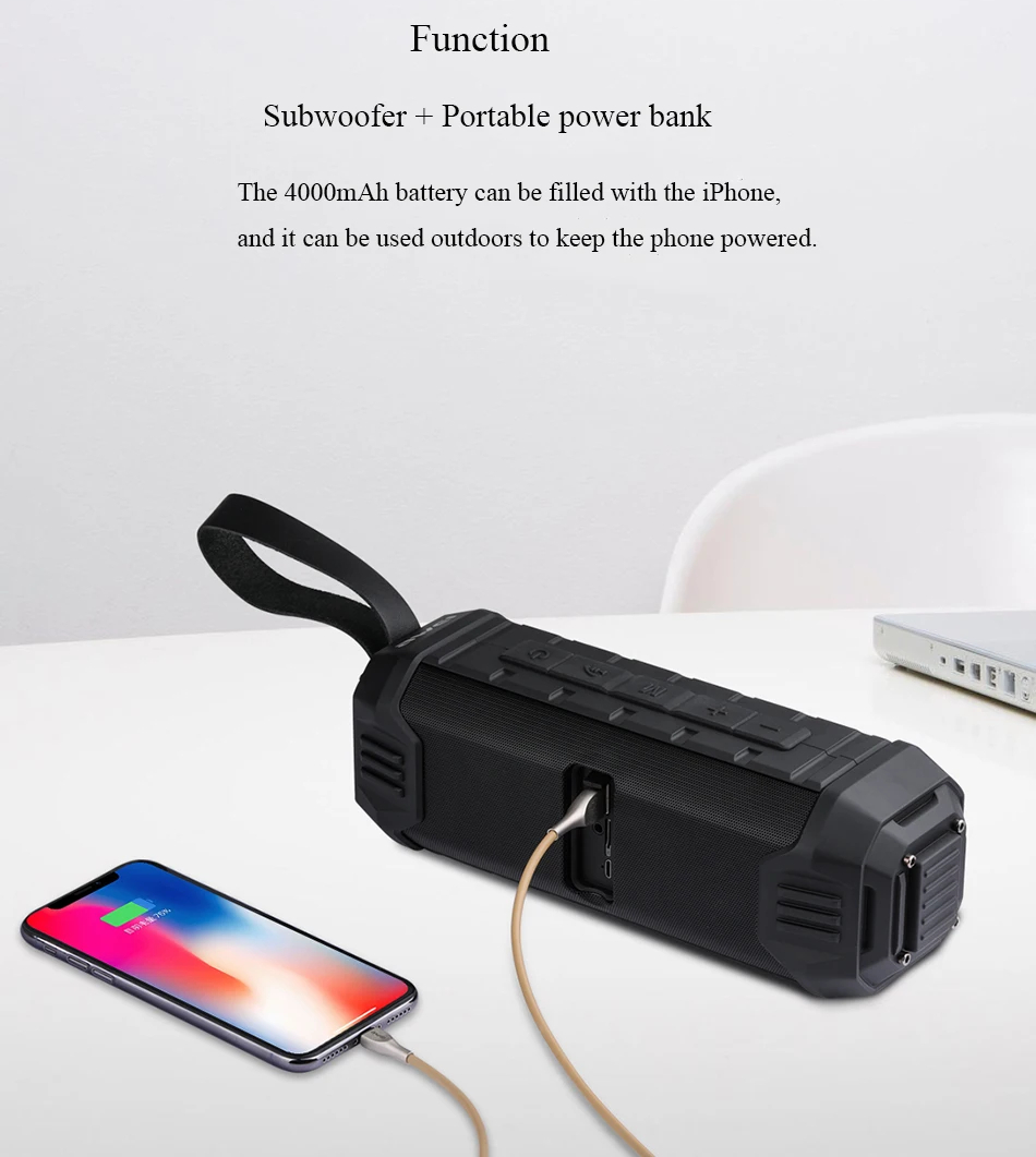 Портативная беспроводная колонка AWEI Y280 16W