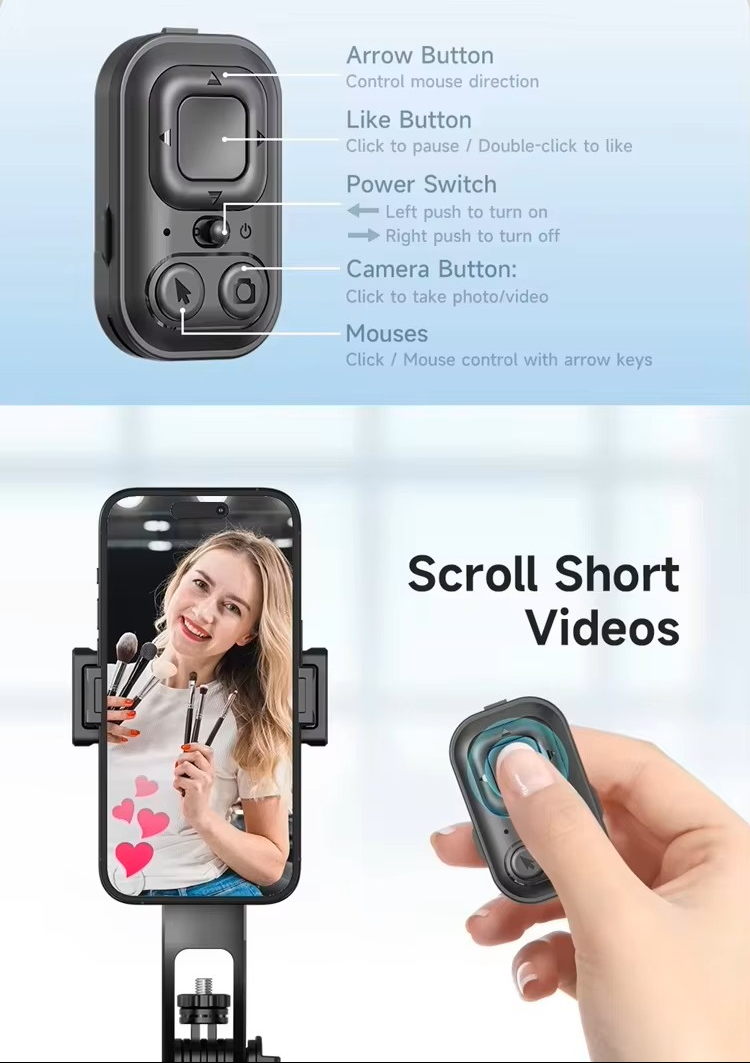 AI трипод с пультом ДУ (селфи-палка) C17