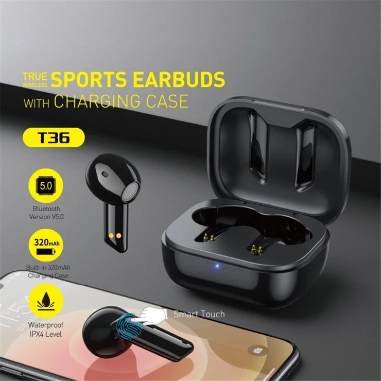 Внутриканальные беспроводные наушники AWEI T36