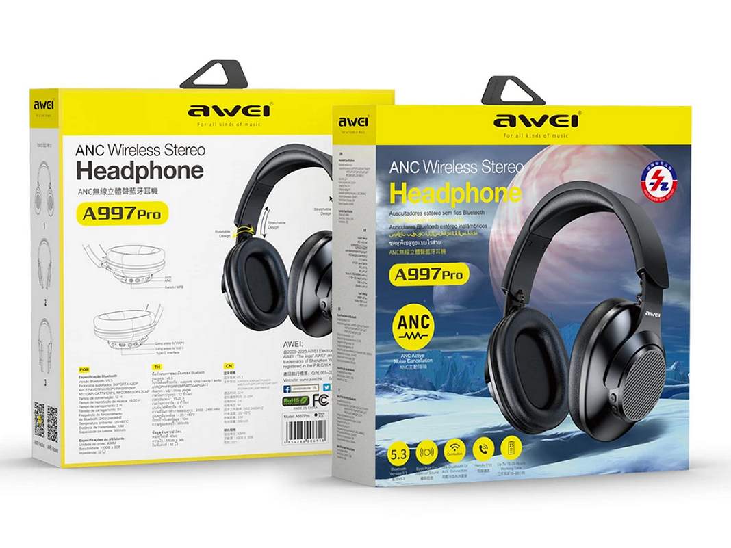 Полноразмерные беспроводные наушники AWEI A997PRO