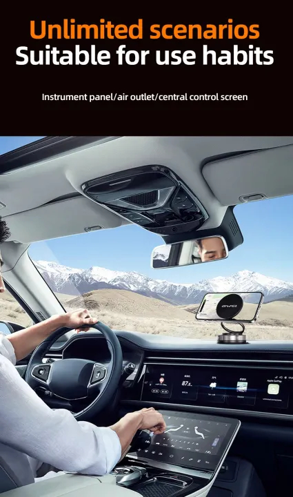 Автомобильный магнитный держатель для смартфона AWEI X89