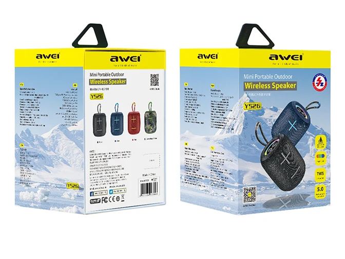 Портативная беспроводная колонка AWEI Y526 6W