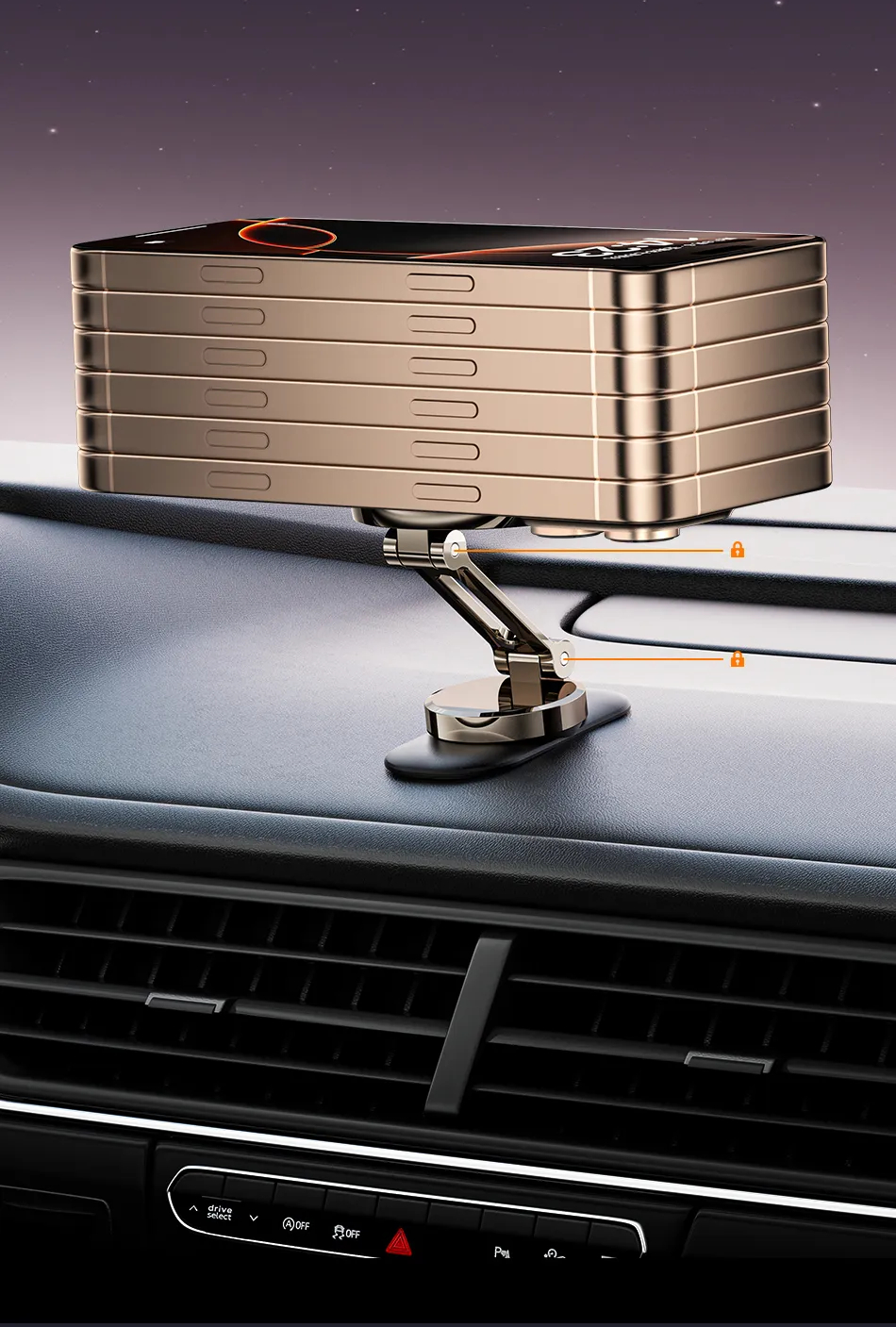 Автомобильный магнитный держатель для смартфона AWEI X77