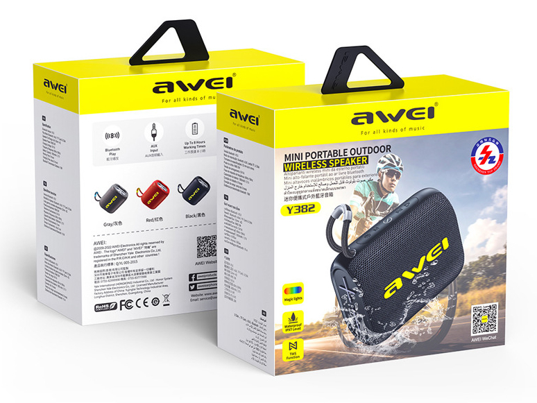 Портативная беспроводная колонка AWEI Y382 8W