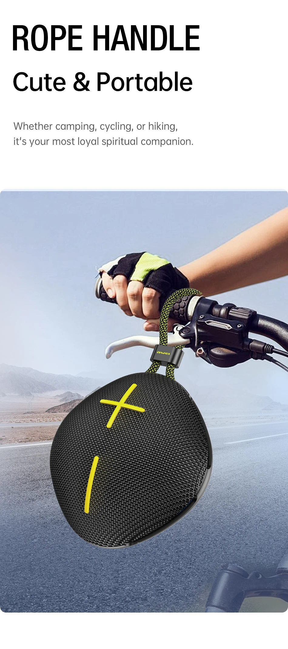 Портативная беспроводная колонка AWEI KA6 8W