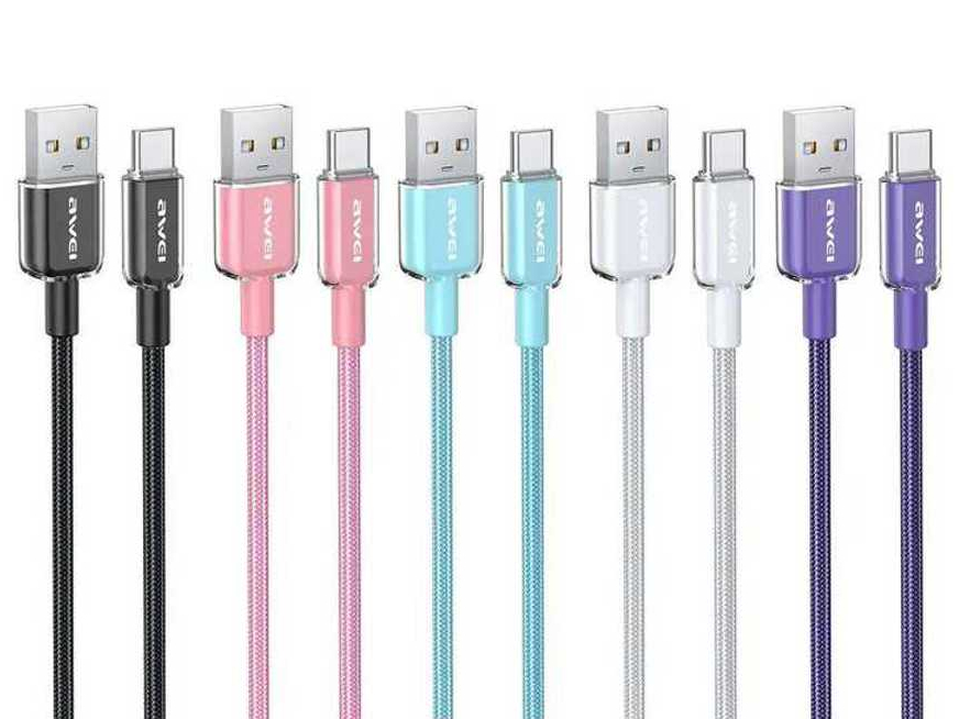 Кабель для смартфона AWEI CL‑145T (USB → Type-C; 1 метр)