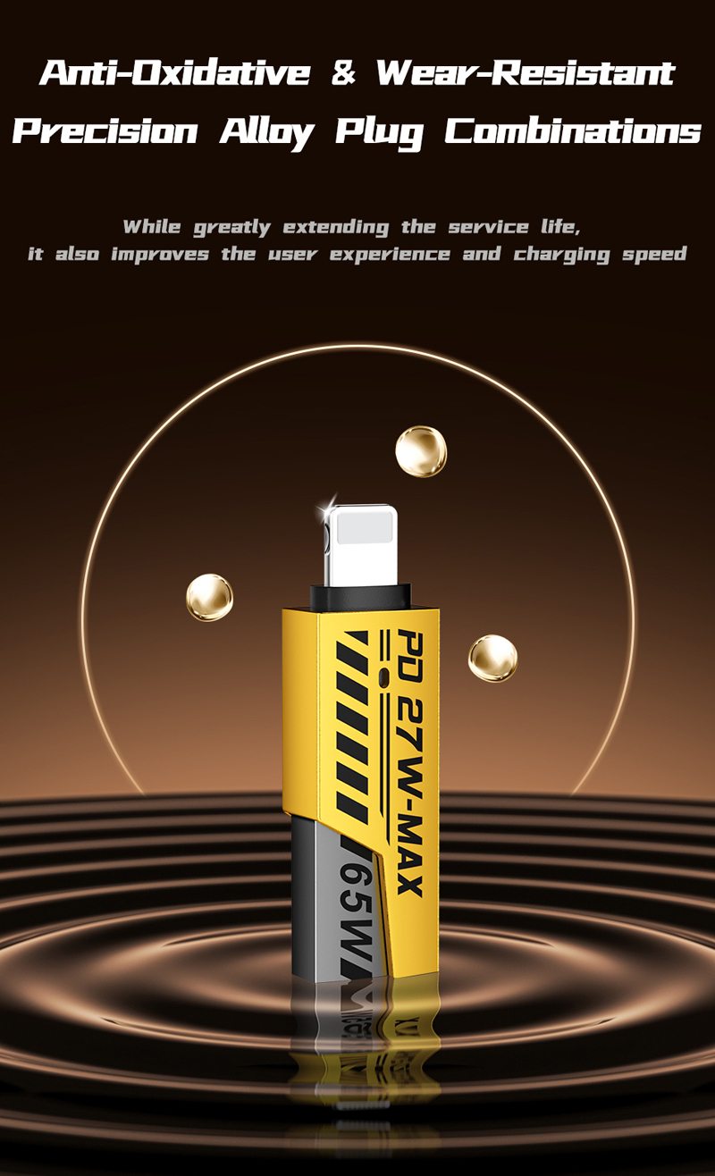 Кабель для смартфона AWEI CL‑226 (Type-C + Type‑A → Lightning + Type-C; 1 метр)