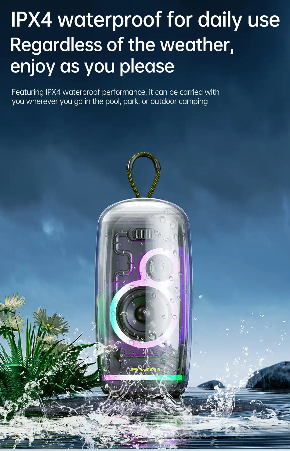 Портативная беспроводная колонка AWEI KA32 20W