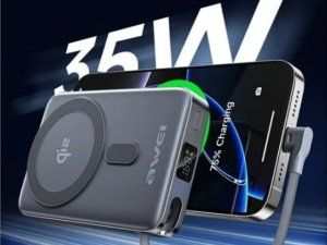 AWEI представил мощный и компактный Power Bank WS‑T188LP ёмкостью 10 000 мАч