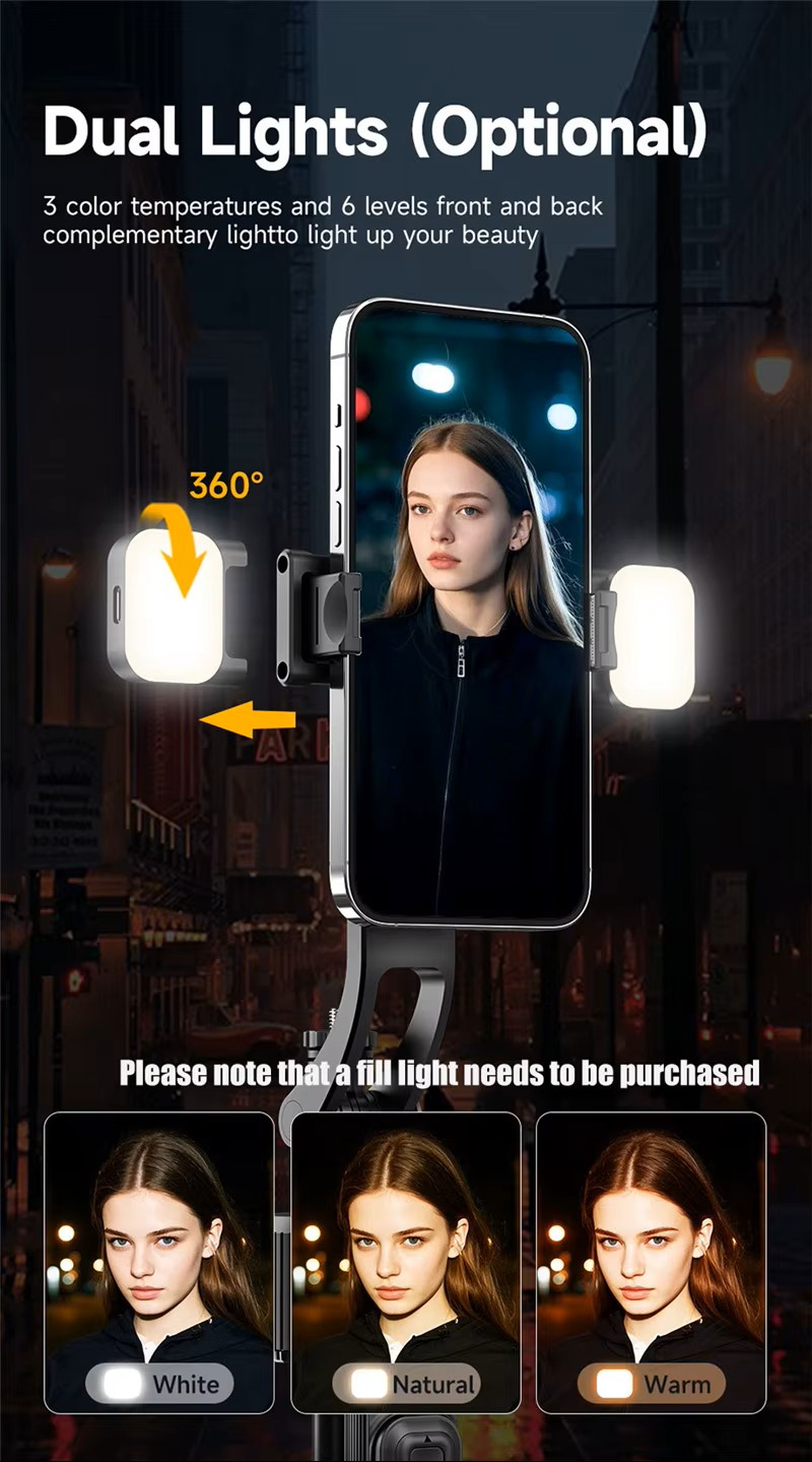 AI трипод с пультом ДУ (селфи-палка) TT07