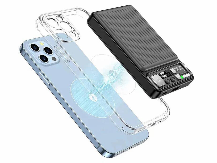 Магнитный беспроводной внешний аккумулятор (Power Bank) AWEI P186K
