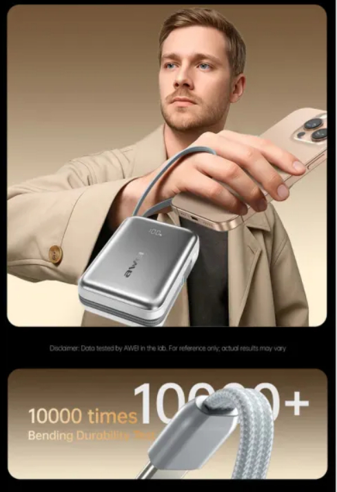 Внешний аккумулятор (Power Bank) AWEI C04 10000 мАч