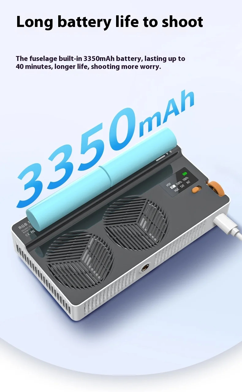 RGB видеосвет (лампа фото и видео) SL-PB40R для фотоаппаратов и смартфонов