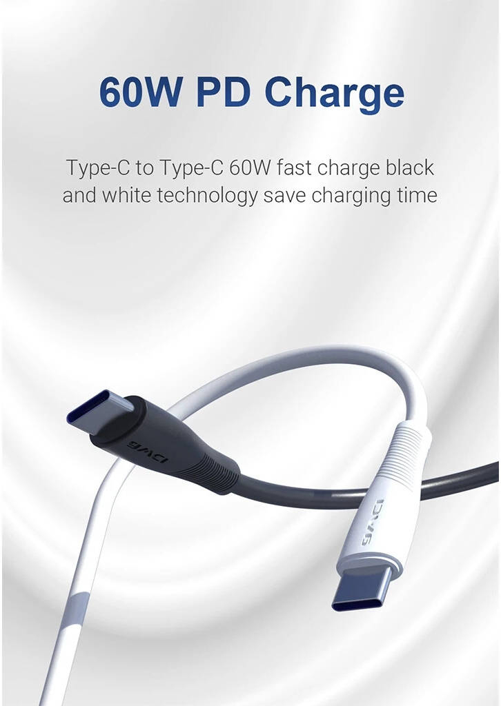 Кабель для смартфона AWEI CL‑193C (Type-C → Type-C; 2 метра)