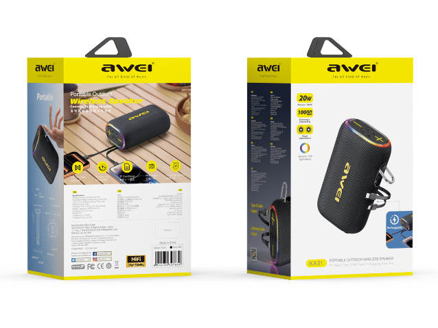 Портативная беспроводная колонка AWEI KA31 20W