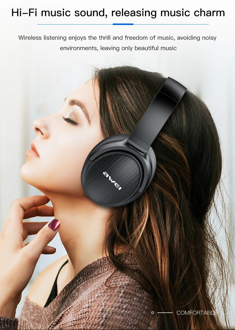 Полноразмерные беспроводные наушники AWEI A780BL