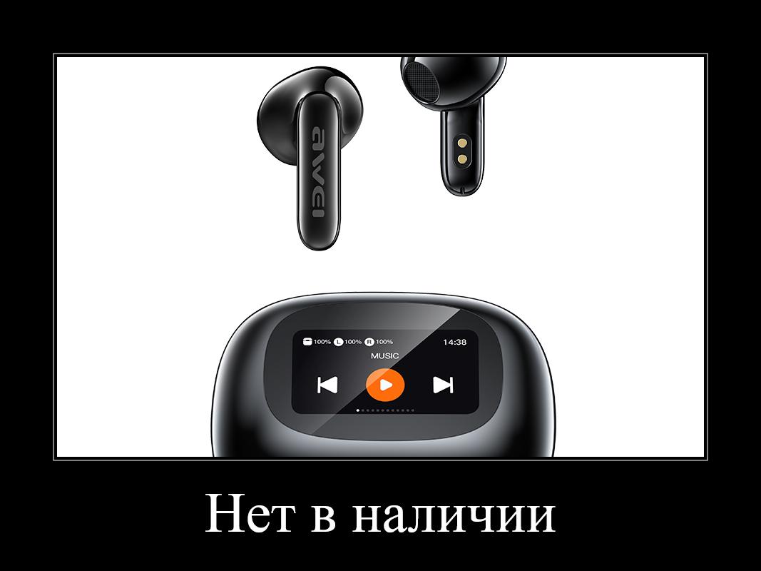 Внутриканальные беспроводные наушники AWEI TP97