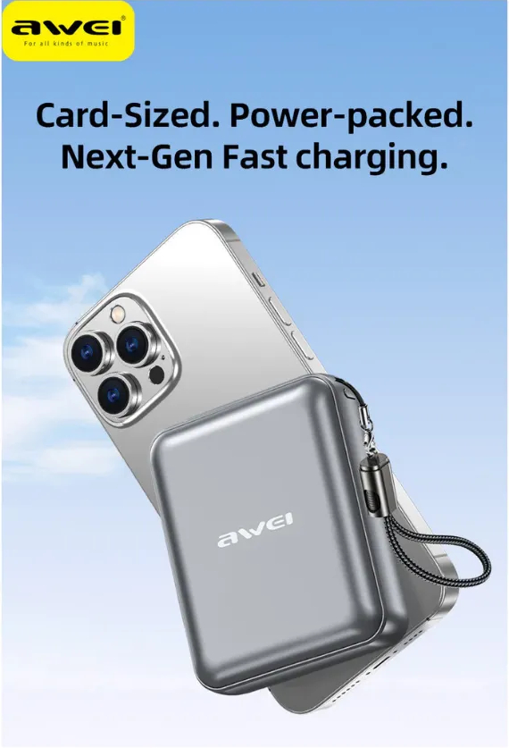 Внешний аккумулятор (Power Bank) AWEI GD21-Pro 20000 мАч