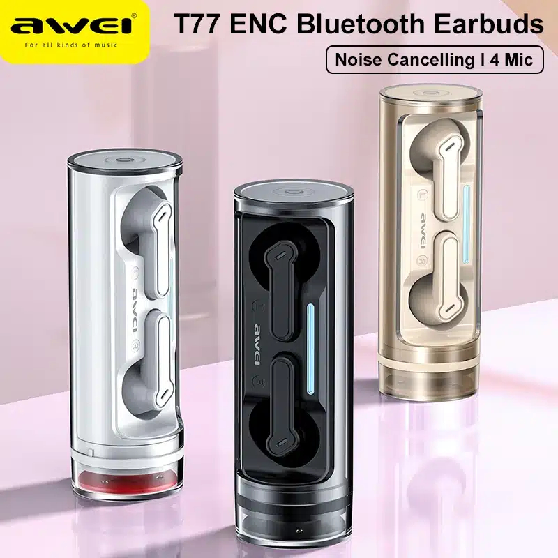 Внутриканальные беспроводные наушники AWEI T77 ENC