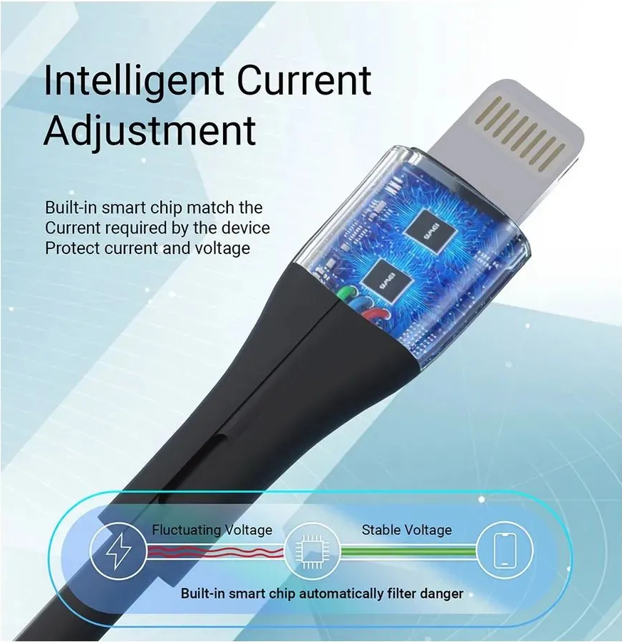 Кабель для смартфона AWEI CL‑223L (USB → Lightning; 1 метр)